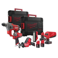 Набір з 4х інструментів безщіткових акумуляторних MILWAUKEE M12 FPP4C-624P Набір з 4х інструментів безщіткових акумуляторних MILWAUKEE M12 FPP4C-624P