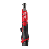 Трещётка аккумуляторная бесщёточная компактная 1/4'' MILWAUKEE, M12 FIR14G2-252B, 61Нм (ЗУ, 2х2.5Ач)