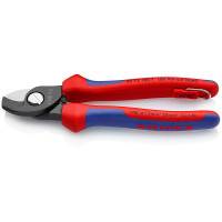 Ножницы для резки кабелей, Ø15мм / 50мм², 165 мм KNIPEX 95 12 165 T BK, с страховкой фосфатированные Ножницы для резки кабелей, Ø15мм / 50мм², 165 мм KNIPEX 95 12 165 T BK, с страховкой фосфатированные