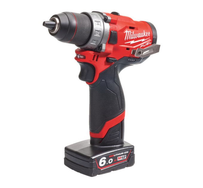 Дрель-шуруповёрт аккумуляторная бесщёточная MILWAUKEE M12 FDD-0 (44Нм) (каркас)