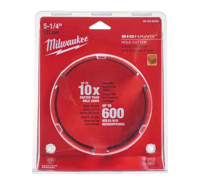 Коронка по дереву MILWAUKEE BIGHAW, Ø133мм