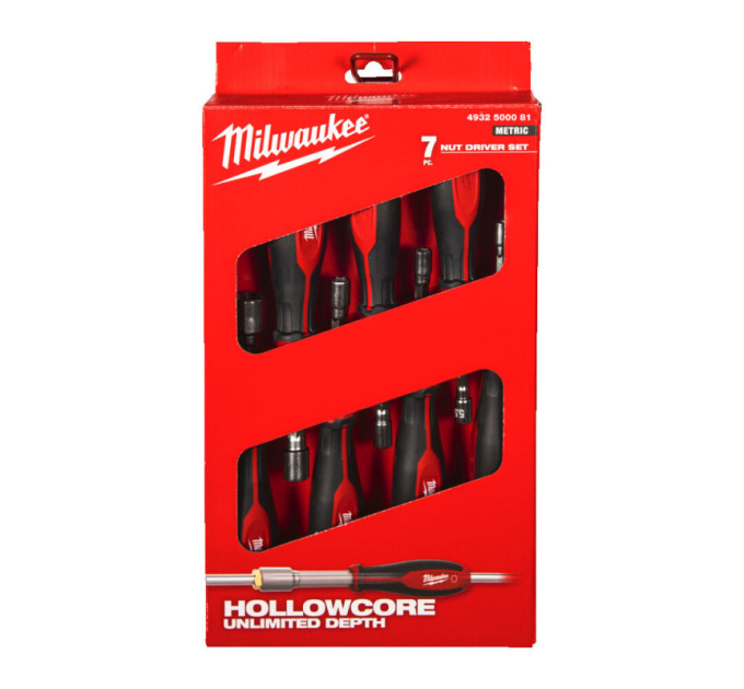 Набор отверток сквозных HollowCore MILWAUKEE (7шт)