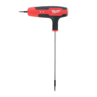 Ключ Г-подібний TORX MILWAUKEE з комфортною ручкою, T6 з кулею Ключ Г-подібний TORX MILWAUKEE з комфортною ручкою, T6 з кулею
