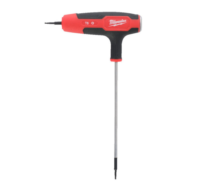 Ключ Г-подібний TORX MILWAUKEE з комфортною ручкою, T6 з кулею