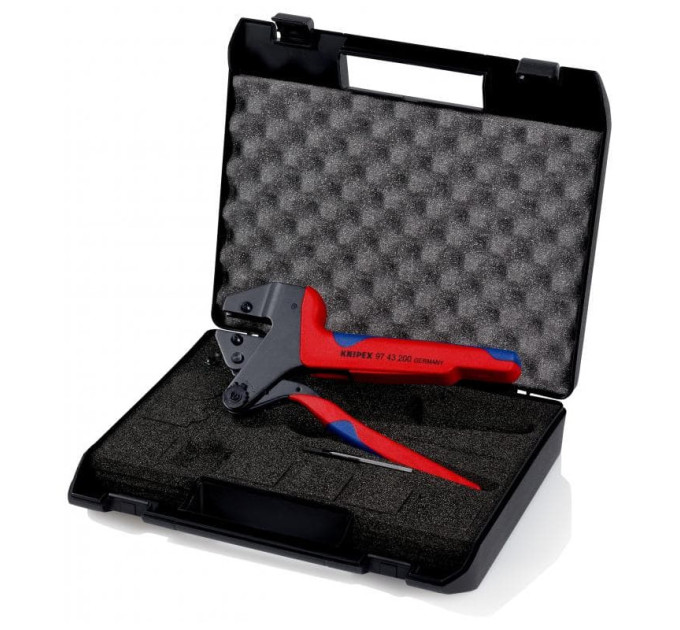 Инструмент для опрессовки системный KNIPEX 97 43 200 (для сменных матриц), фосфатированный