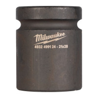 Головка ударная для ж/д креплений ShW 1'' 4гр. STD MILWAUKEE, 21х28мм