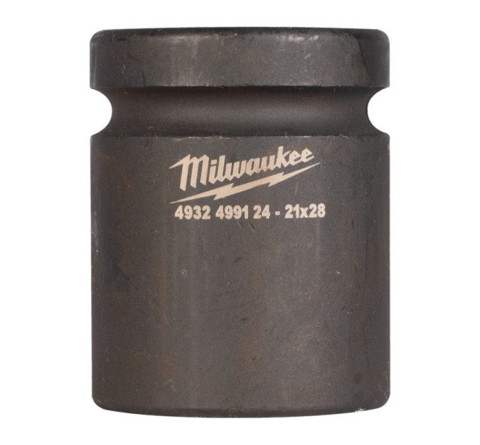Головка ударная для ж/д креплений ShW 1'' 4гр. STD MILWAUKEE, 21х28мм