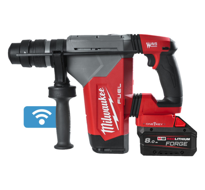 Перфоратор аккумуляторный бесщёточный SDS-PLUS MILWAUKEE M18 ONEFHPX-802X (5,0Дж)(ЗУ+2Х8Ач+HDкейс)