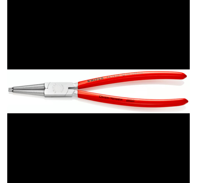 Щипцы для стопорных колец прямые Ø40-100мм, 225мм KNIPEX 44 13 J3, (Ø2,3мм) хромированные
