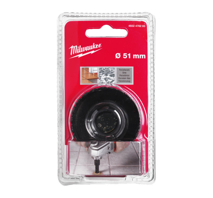 Коронка алмазная Diamond Max MILWAUKEE, Ø51мм M14 (сухое сверление)