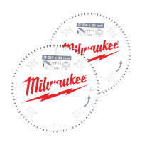 Набір пиляльних дисків MILWAUKEE Ø254x30x60зуб. + Ø254x30x80зуб. Набір пиляльних дисків MILWAUKEE Ø254x30x60зуб. + Ø254x30x80зуб.