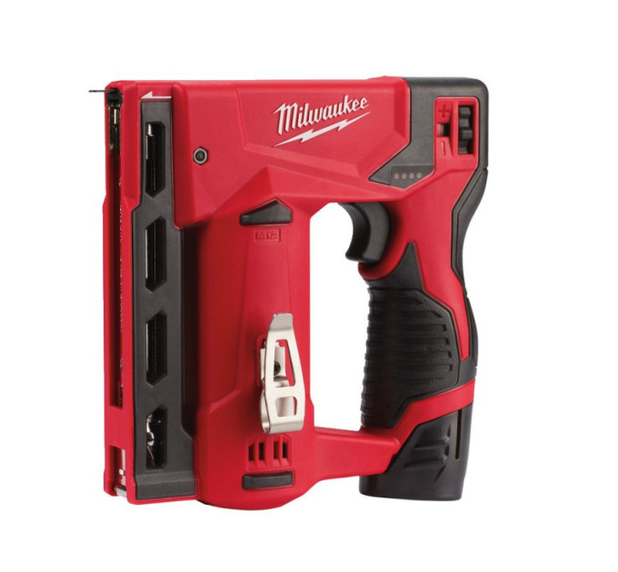 Степлер скобозабивной аккумуляторный MILWAUKEE M12 BST-0 (каркас)