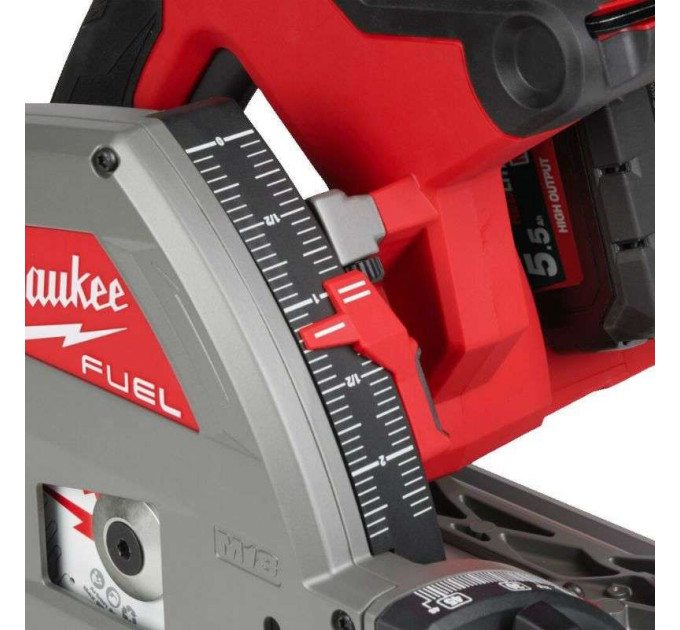 Пила дисковая погружная аккумуляторная бесщеточная MILWAUKEE M18 FPS55-0P Ø165мм (каркас+PACKOUT)