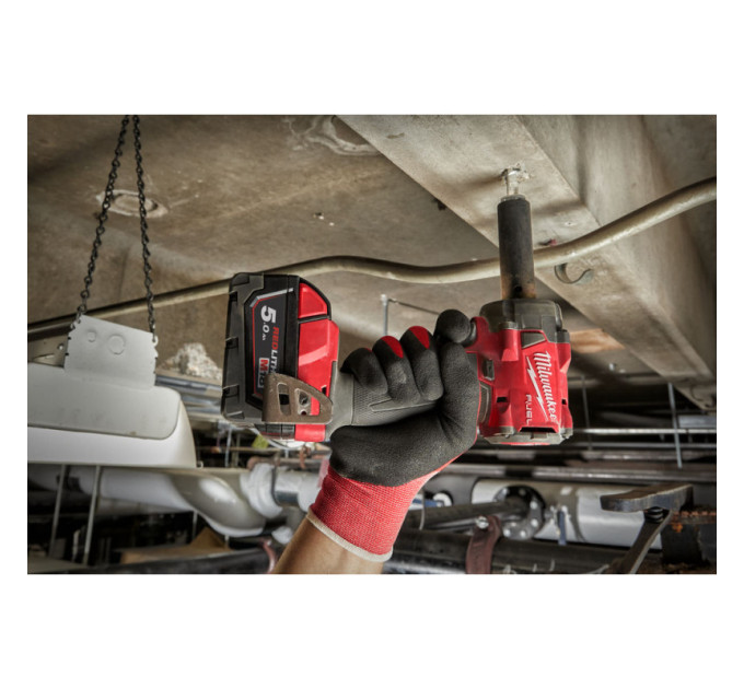 Гайковерт аккумуляторный бесщеточный MILWAUKEE 1/2'' (339Нм) M18 FIW2F12-0, с кольцом (каркас)