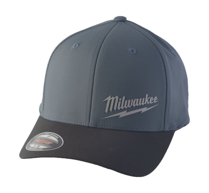 Бейсболка PERFORMANCE MILWAUKEE BCP BLU, дышащая, синяя, L/XL