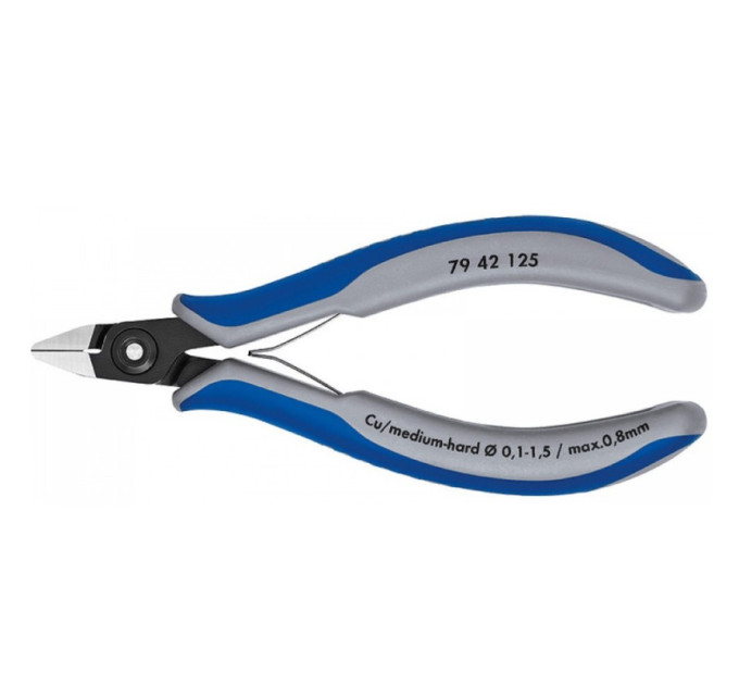 Прецизійні кусачки бокові для електроніки KNIPEX 79 42 125