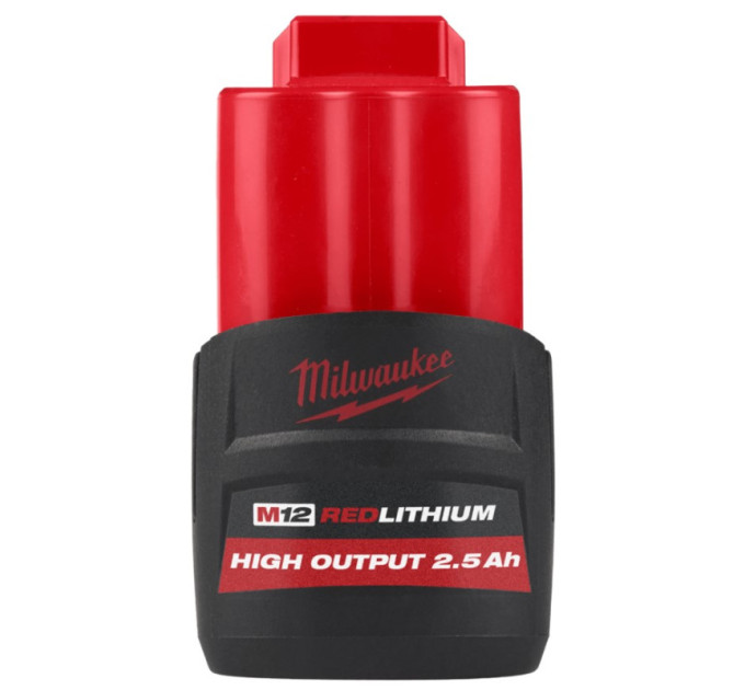 Аккумулятор MILWAUKEE M12 HB2.5 (HIGH OUTPUT) 2,5 АЧ