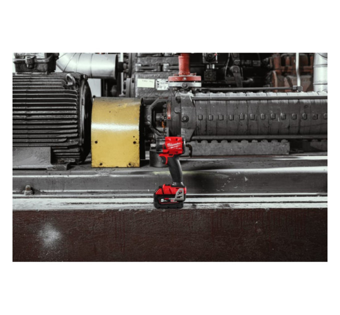 Гайковерт аккумуляторный бесщеточный MILWAUKEE 1/2" (339 Нм) M18 FIW2P12-502X, с пином (ЗУ+2Х5Ач)