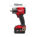 Гайковерт аккумуляторный бесщёточный MILWAUKEE 1/2" (881 Нм) M18 FMTIW2F12-502X,с кольцом