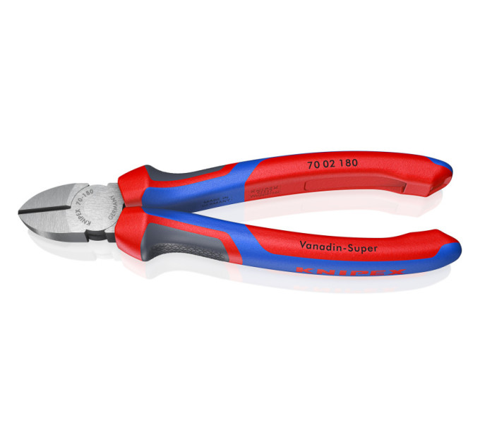 Кусачки боковые (бокорезы), Ø4,0мм,160мм KNIPEX 70 02 180 SB, фосфатированные