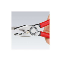 Пассатижи (плоскогубцы) комбинированные Ø10,0мм, 160мм KNIPEX 03 01 160, фосфатированные