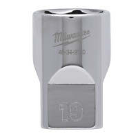 Головка торцева хромована ½" 6гр. MILWAUKEE, 19мм