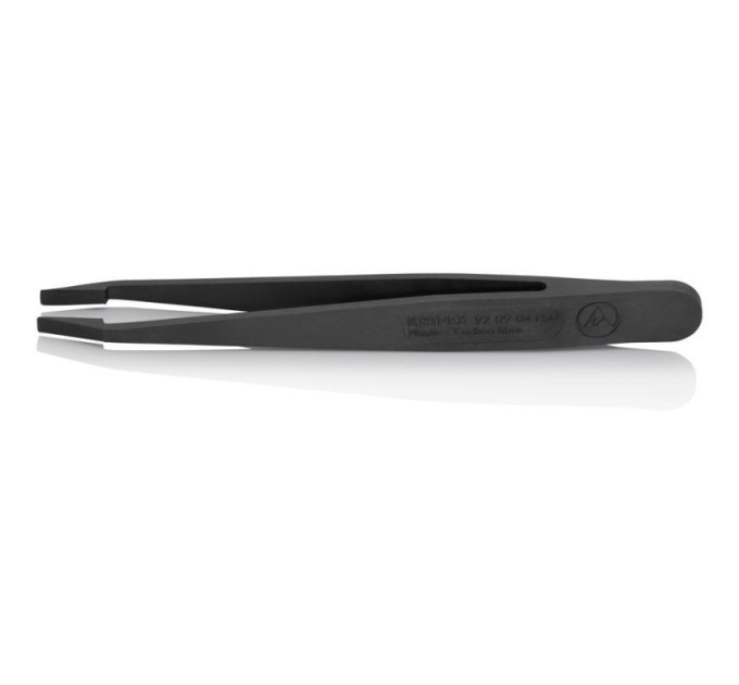 Пінцет пластмасовий антистатичний KNIPEX, 92 09 04 ESD, прямий