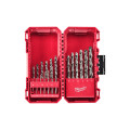Набір свердел по металу THUNDERWEB HSS-G PACKOUT MILWAUKEE, DIN-338, (19шт) (1-10мм)