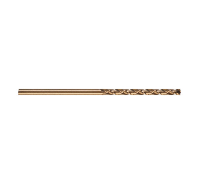 Свердло по металу HSS-Co MILWAUKEE, DIN338, Ø2,0х49х24мм, (10шт)