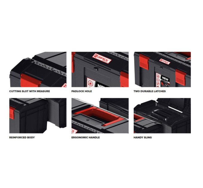 Набор ящиков QBRICK REGULAR R-BOX SET: 19+16+13 (495x294x280мм)