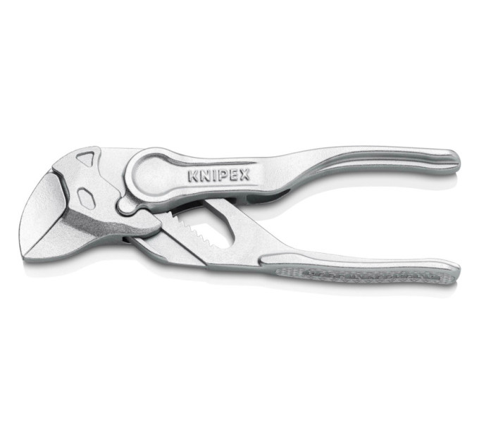 Клещи переставные-гаечный ключ, Ø21мм KNIPEX 86 04 100 BK, хромированные