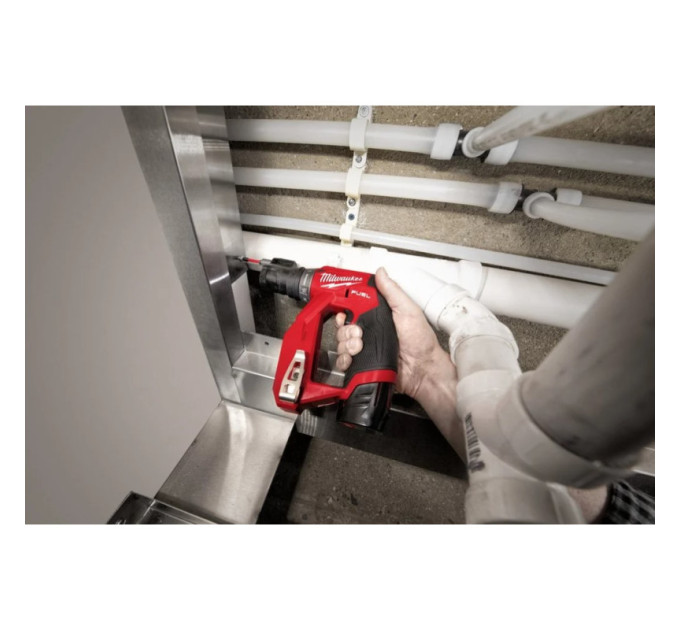 Дриль-шуруповерт акумуляторний безщітковий MILWAUKEE M12 FDDX-0, 34Нм (каркас без насадок)