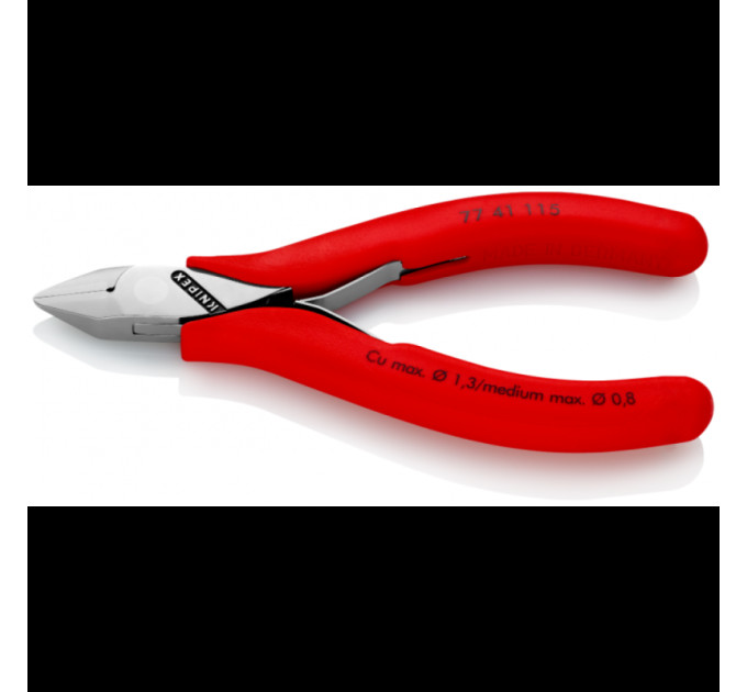 Кусачки бокові для електроніки KNIPEX 77 41 115
