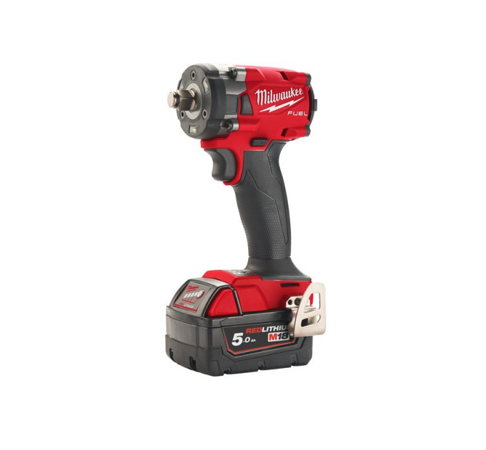 Гайковерт аккумуляторный бесщеточный MILWAUKEE 1/2'' (339Нм) M18 FIW2F12-502X, с кольцом (ЗУ+2Х5Ач)