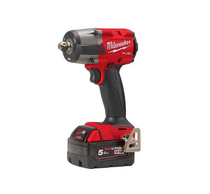 Гайковерт аккумуляторный бесщеточный MILWAUKEE 1/2" (881Нм) M18 FMTIW2P12-502X, с пином (ЗУ+2Х5Ач)