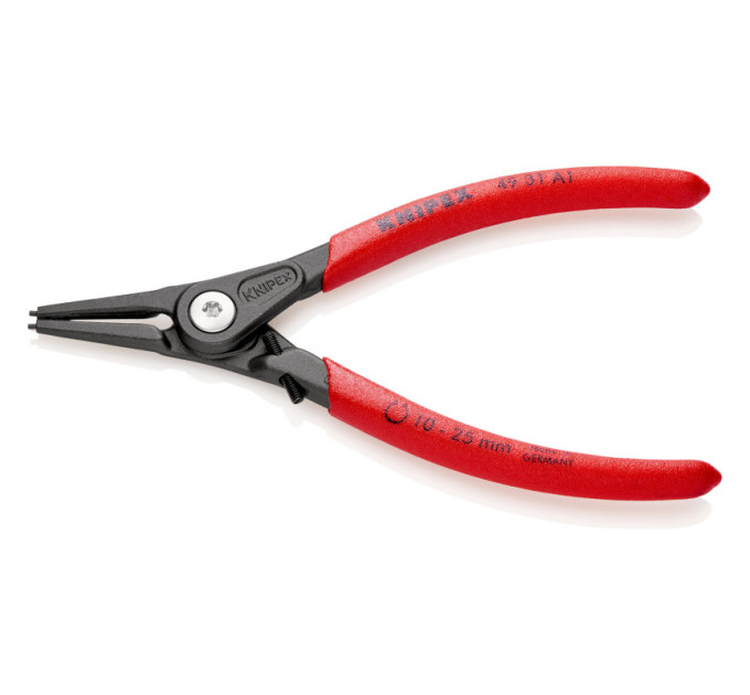 Щипцы прецезионные для наружных стопорных колец прямые, Ø10-25мм KNIPEX 49 31 A1, Ø1,3мм