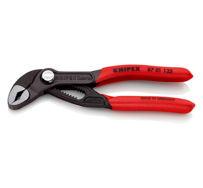 Клещи сантехнические переставные высокотехнологические, Ø27мм Cobra KNIPEX 87 01 125,фосфатированные