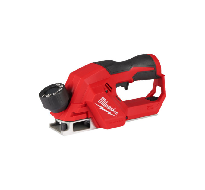 Рубанок аккумуляторный бесщёточный MILWAUKEE M12 BLP-402X (ЗУ+2акк.Х4Ач+HDкейс)