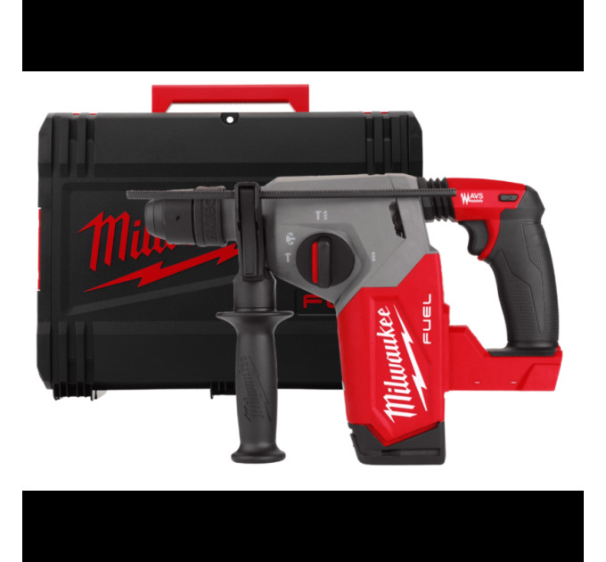 Перфоратор акумуляторний безщітковий SDS-PLUS MILWAUKEE M18 FHX-0X (2,5Дж) (каркас+HDкейс)