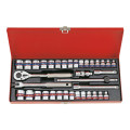 Набор головок 3/8" 36 ед. 12-ти гранные,короткие, дюймовые+метрические