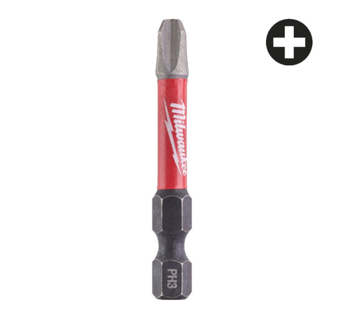 Біта SHOCKWAVE MILWAUKEE, PH3, 50мм