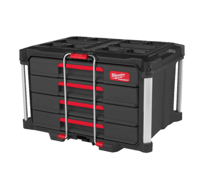Ящик для инструмента с 4-мя выдвижными отсеками PACKOUT MILWAUKEE DRAWER BOX (560x410х363мм)