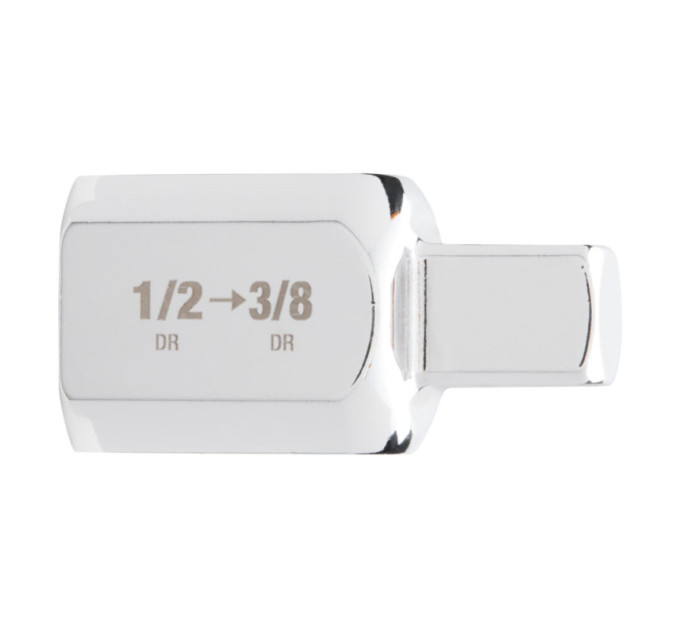Перехідник хромований для головок MILWAUKEE, з 1/2" на 3/8"