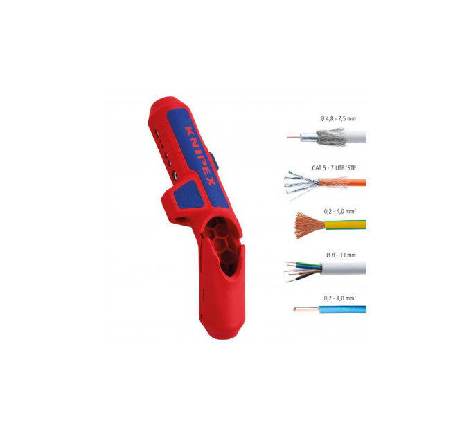 Инструмент универсальный для удаления оболочки KNIPEX, 16 95 01 SB