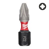 Бита SHOCKWAVE MILWAUKEE, PZ2, 25мм, (2шт) Бита SHOCKWAVE MILWAUKEE, PZ2, 25мм, (2шт)