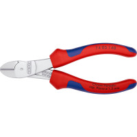 Кусачки боковые (бокорезы) особой мощности, Ø3,1мм, 140мм KNIPEX 74 05 140, хромированные