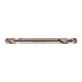 Сверло по металлу HSS-G MILWAUKEE, DIN 1412 C, Ø4,8х62х18мм, двухстороннее, (10шт)