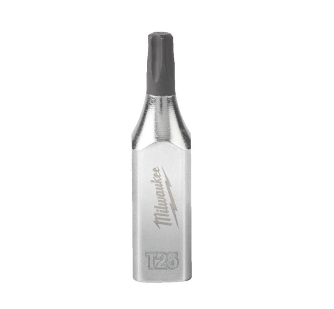 Головка торцевая хромированная ¼” MILWAUKEE с битой Torx TX25