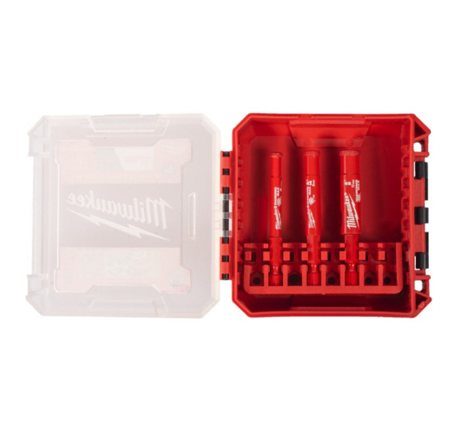 Набор коронок алмазных Diamond Plus MILWAUKEE (1/4 Hex) (Ø6, 8, 10мм)