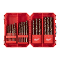 Набор сверл по металлу кобальтовых HSS-Co PACKOUT MILWAUKEE, DIN338 (25шт) (1-13мм)